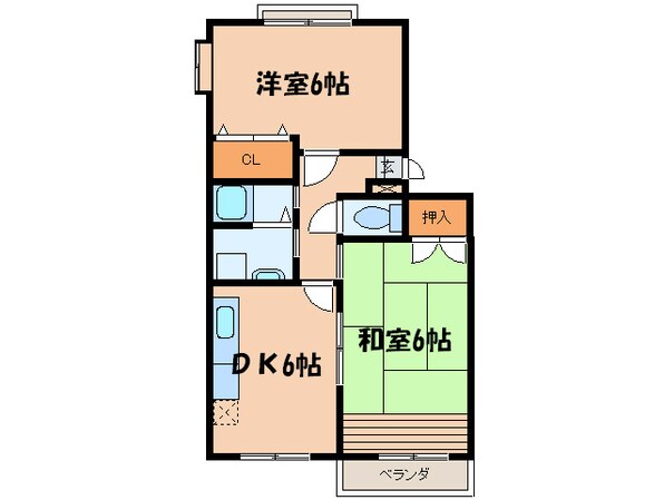 ウィングの物件間取画像